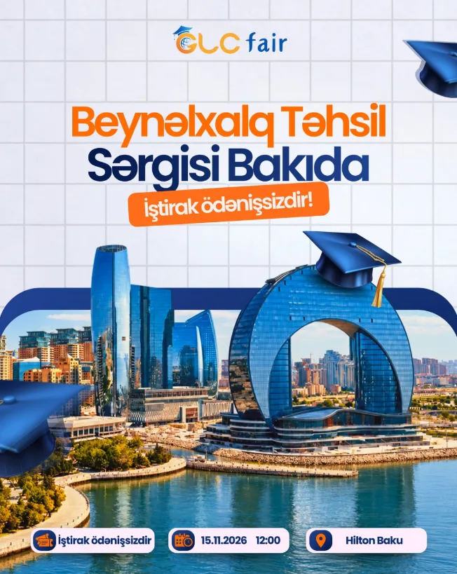 Bakıda Beynəlxalq Təhsil Sərgisi – 15 Noyabr 2026