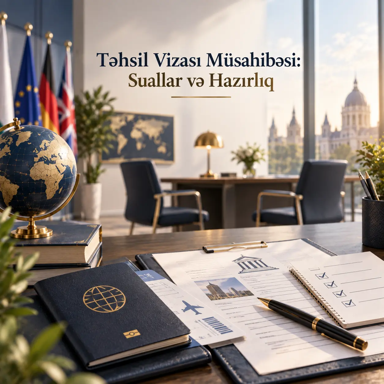 Təhsil Vizası Müsahibəsi: Suallar və Hazırlıq